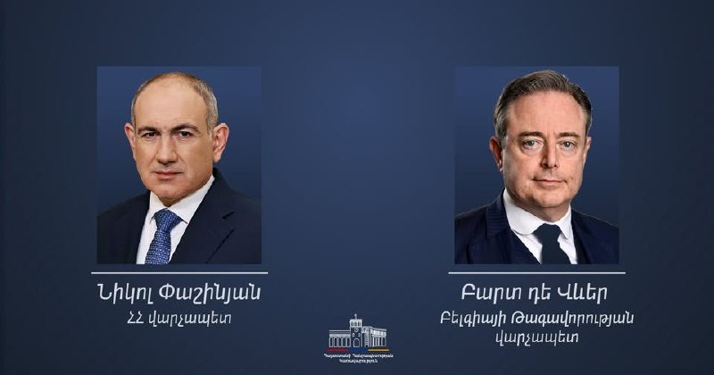Премьер-министр Бельгии поздравил Никола Пашиняна с победой на выборах в Армении