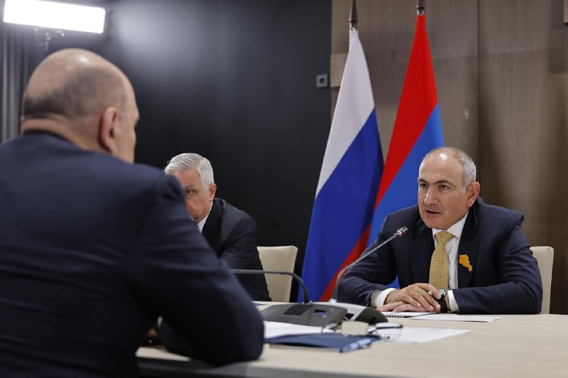 Пашинян и Мишустин договорились в Екатеринбурге: подробности пока не раскрываются