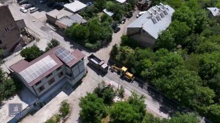Строительство дороги и ремонт детсада в Чаренцаване, Армения