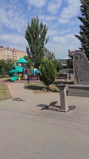 Благоустроенный парк Азатамартиков в городе Джермук Вайоцдзорской области