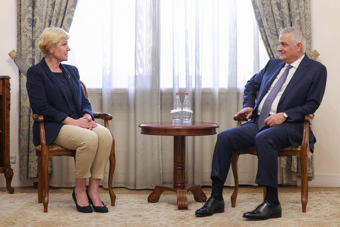 Встреча вице-премьера Армении Мгера Григоряна с послом Эстонии Марге Мардисалу-Кахар